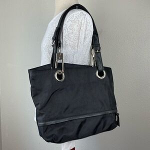 Braciano Black Satchel EUC  